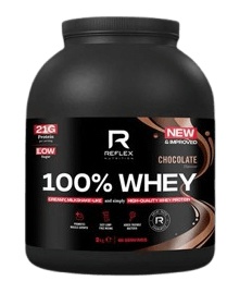 Reflex Nutrition Reflex 100% Whey Protein 2000 g NEW - čokoláda + Magnesium Bisglycinate 90 kapslí ZDARMA