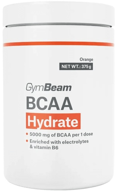 GymBeam BCAA Hydrate 375 g - pomeranč