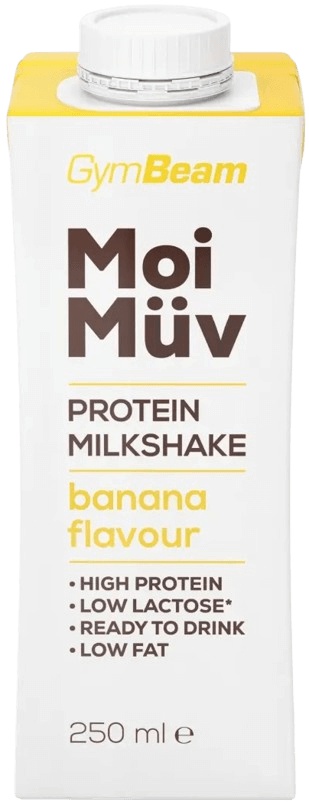 GymBeam MoiMüv Protein Milkshake 250 ml - banán