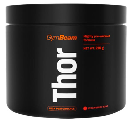 GymBeam Předtréninkový stimulant Thor 210 g - citron/limetka