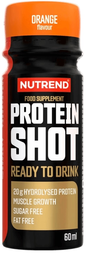 Nutrend Protein Shot 60 ml - pomeranč