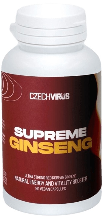 Czech Virus Supreme Ginseng (korejský ženšen) 90 kapslí