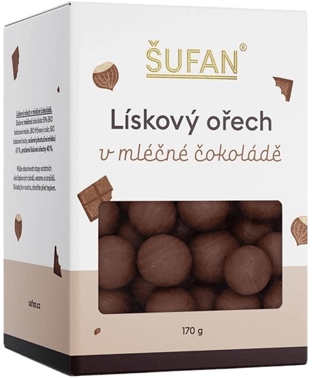 Šufan Lískový ořech 170 g - mléčná čokoláda