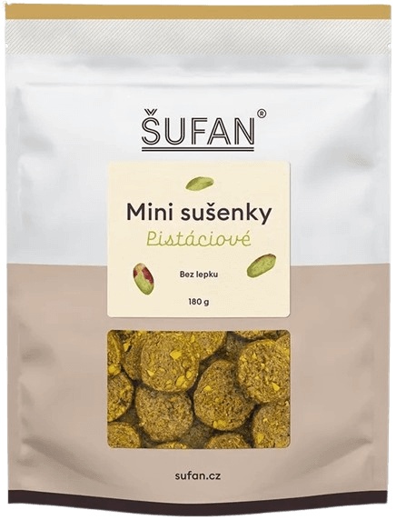 Šufan Mini sušenky 180 g - pistácie