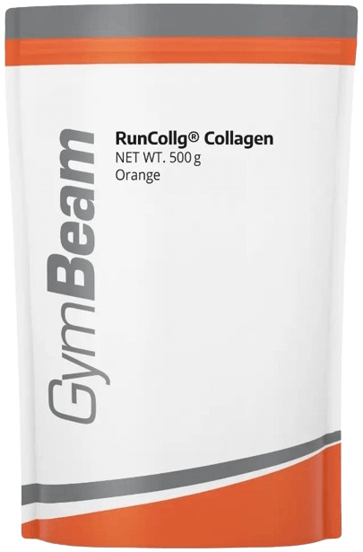 GymBeam Hydrolyzovaný kolagen RunCollg 500 g - pomeranč