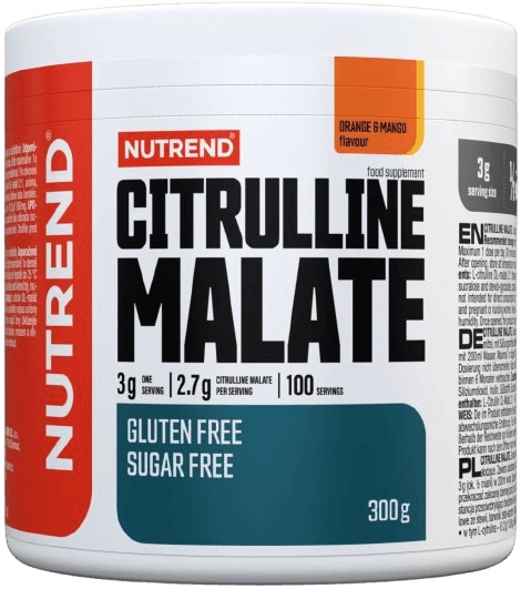 Nutrend Citrulline Malate 300 g - pomeranč/mango