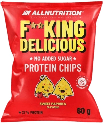 AllNutrition F**king Delicious Protein Chips 60 g - sladká paprika