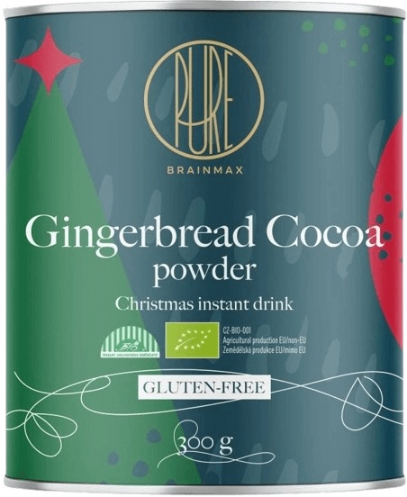 BrainMax Pure Gingerbread Cocoa Perníkové kakao BIO 300 g