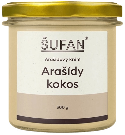 Šufan Arašídovo-kokosové máslo - 300 g