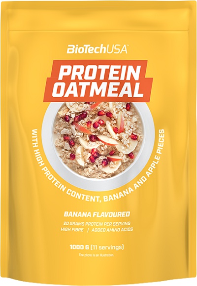 Biotech USA BiotechUSA Protein Oatmeal 1000 g - banán/jablko PROŠLÉ DMT 13.11.2024