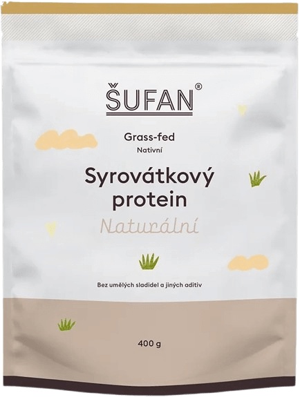 Šufan Syrovátkový protein 400 g - Natural