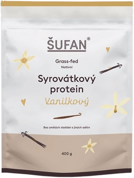 Šufan Syrovátkový protein 400 g - Vanilka