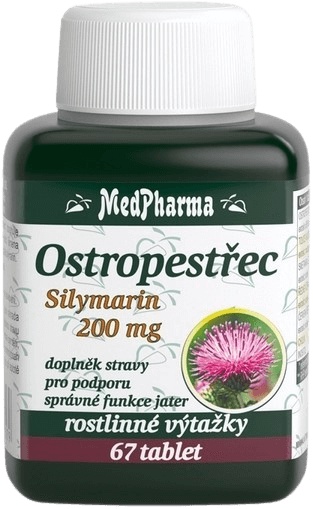 MedPharma Ostropestřec 67 tablet