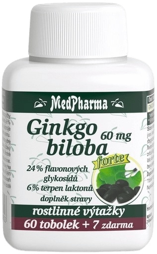 MedPharma Ginkgo biloba 60mg forte 67 tablet