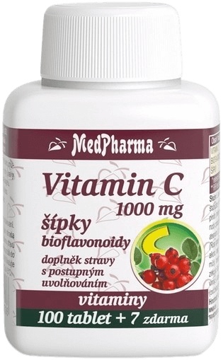 MedPharma Vitamín C 1000 mg s šípky 107 tablet