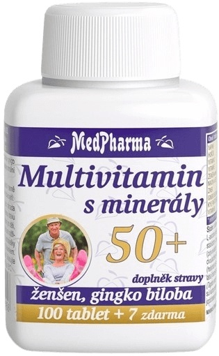 MedPharma Multivitamín s minerály 50+ 107 tablet