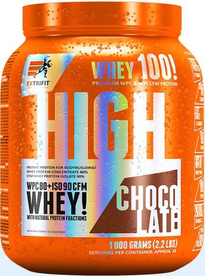 Extrifit High Whey 80 1000 g - ovocný jogurt